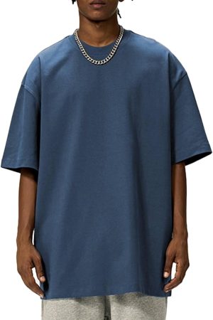 Men's Loose-Fitting Pure Cotton T-Shirt, Heavyweight T-Shirt