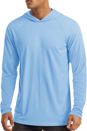 Men’s Hooded UPF 50+ Sun Protection Shirt