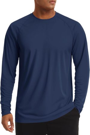 Men’s UPF 50+ Lightweight Rash Guard Shirt